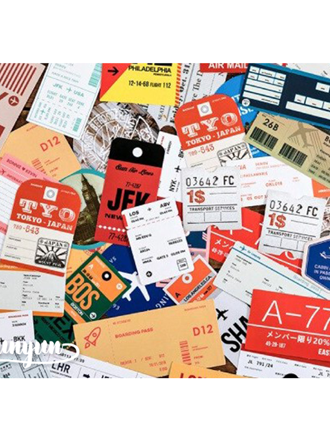 Set Tickets de viaje - 30 pzas 4