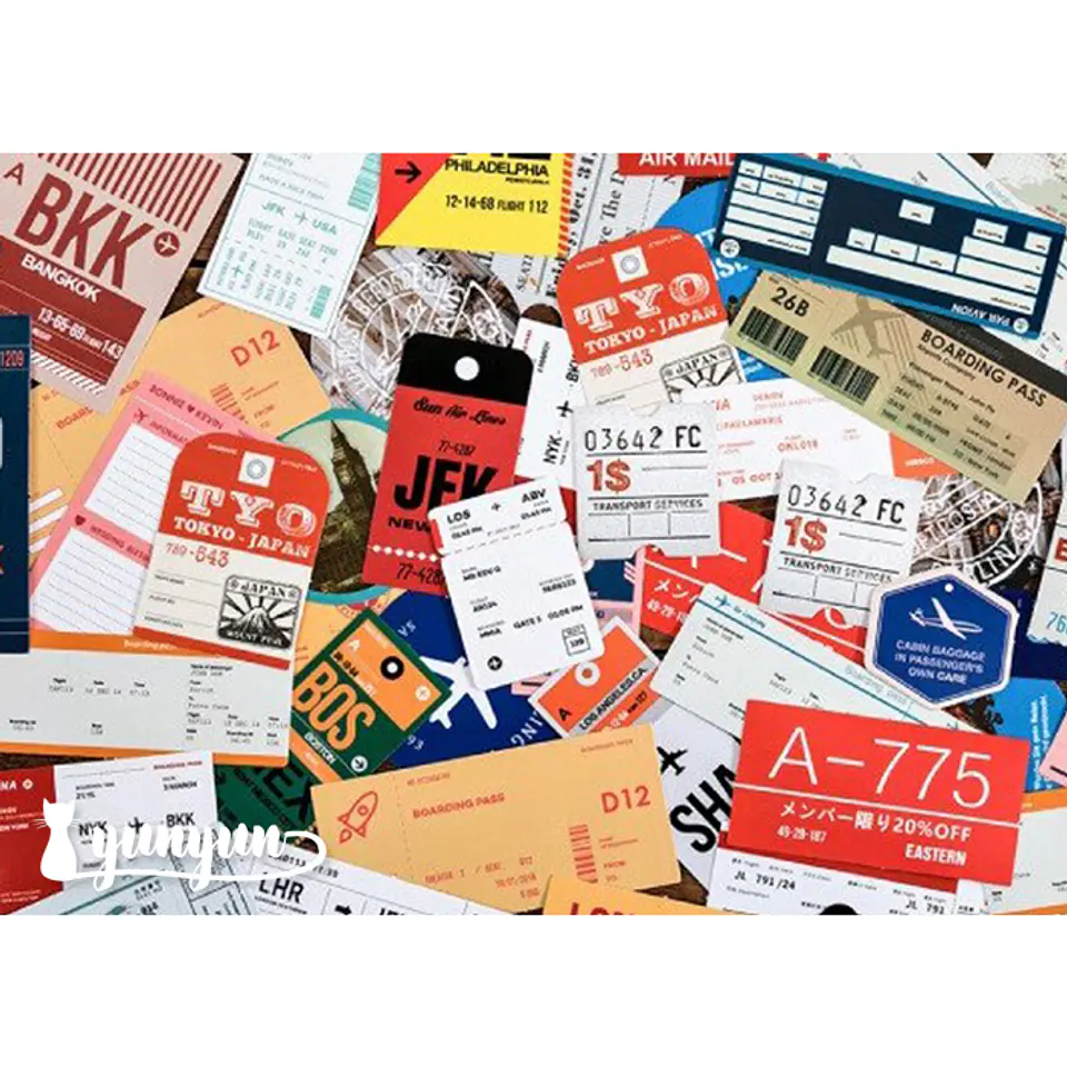 Set Tickets de viaje - 30 pzas 4