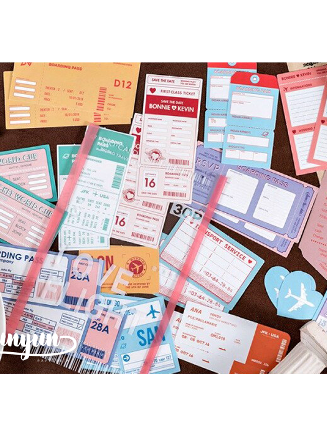 Set Tickets de viaje - 30 pzas 5