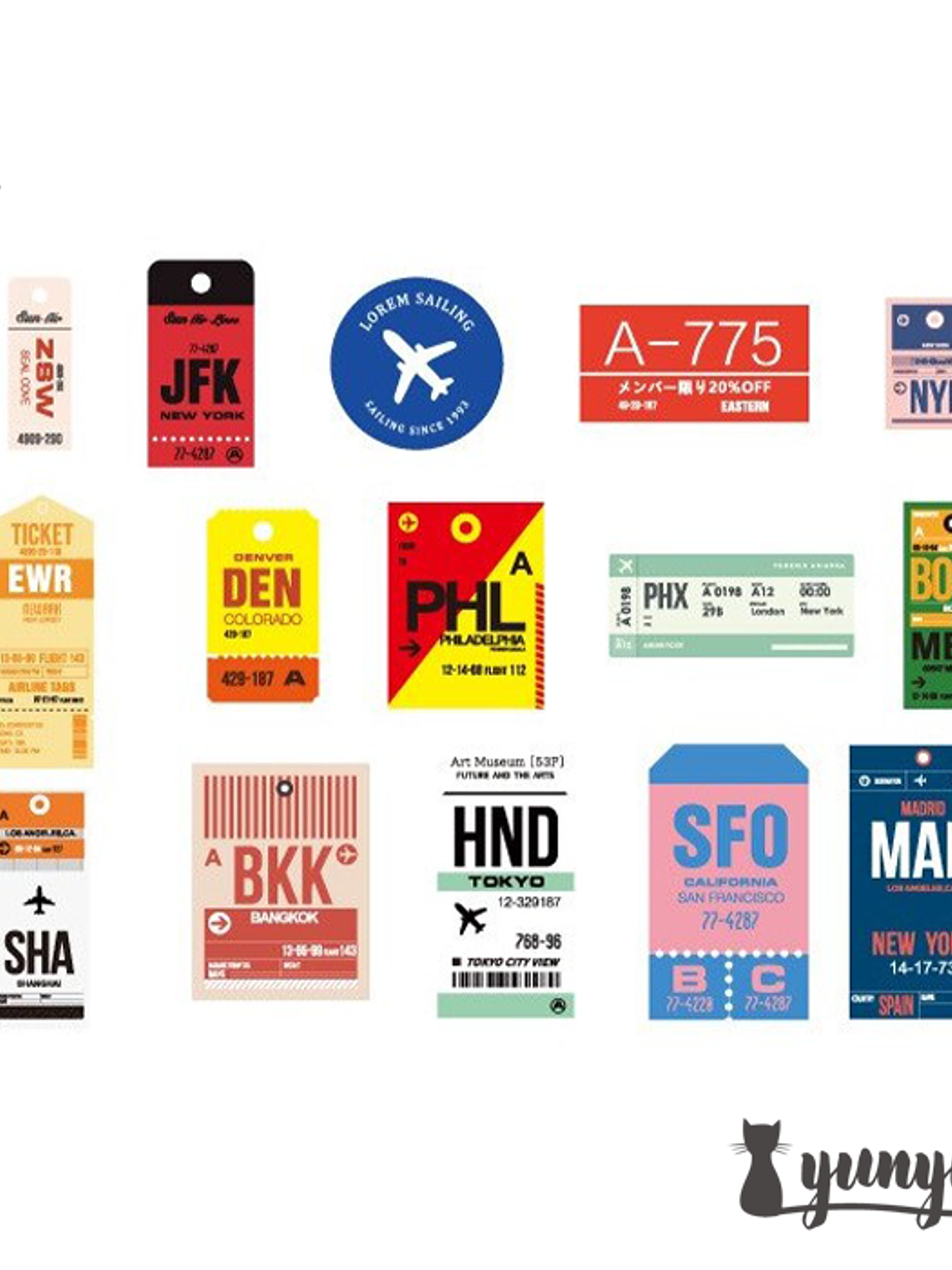 Set Tickets de viaje - 30 pzas 6