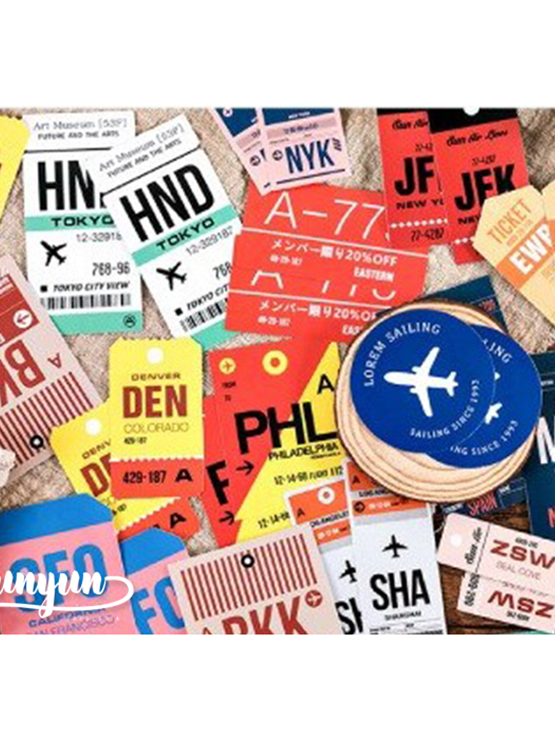 Set Tickets de viaje - 30 pzas 11