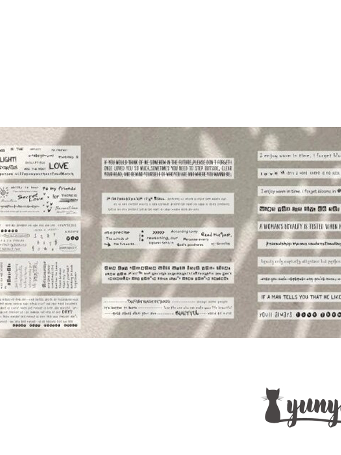 Stickers Tipografía II - 20 pzas 8