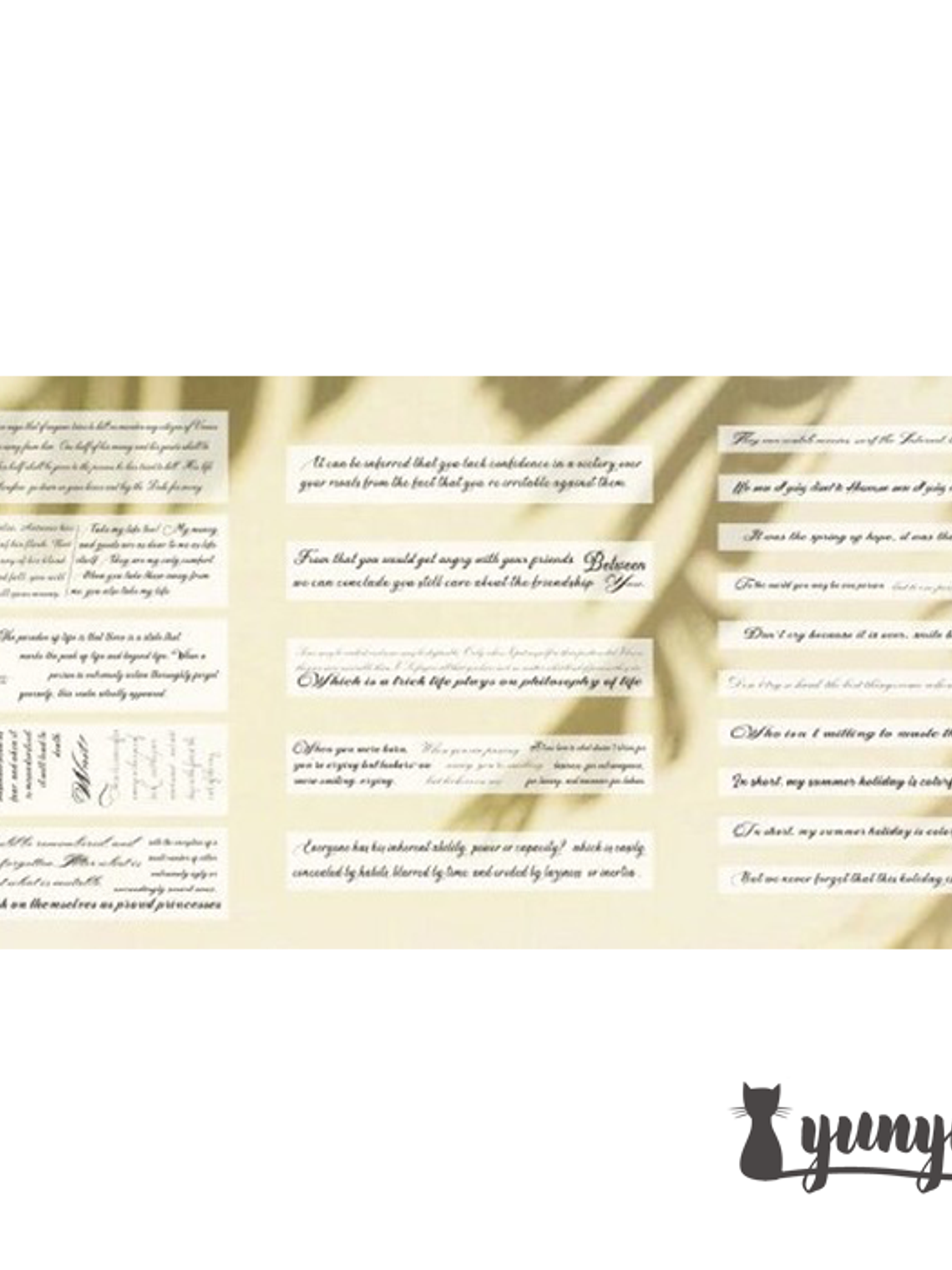 Stickers Tipografía II - 20 pzas 11