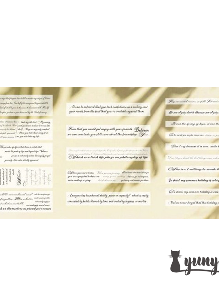 Stickers Tipografía II - 20 pzas 11