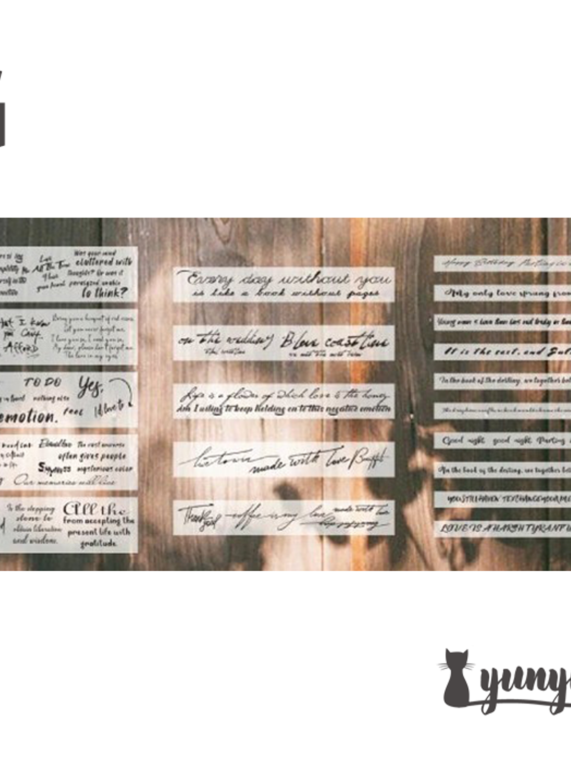 Stickers Tipografía II - 20 pzas 12