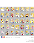 Stickers Sailor Moon I - 40 pzas