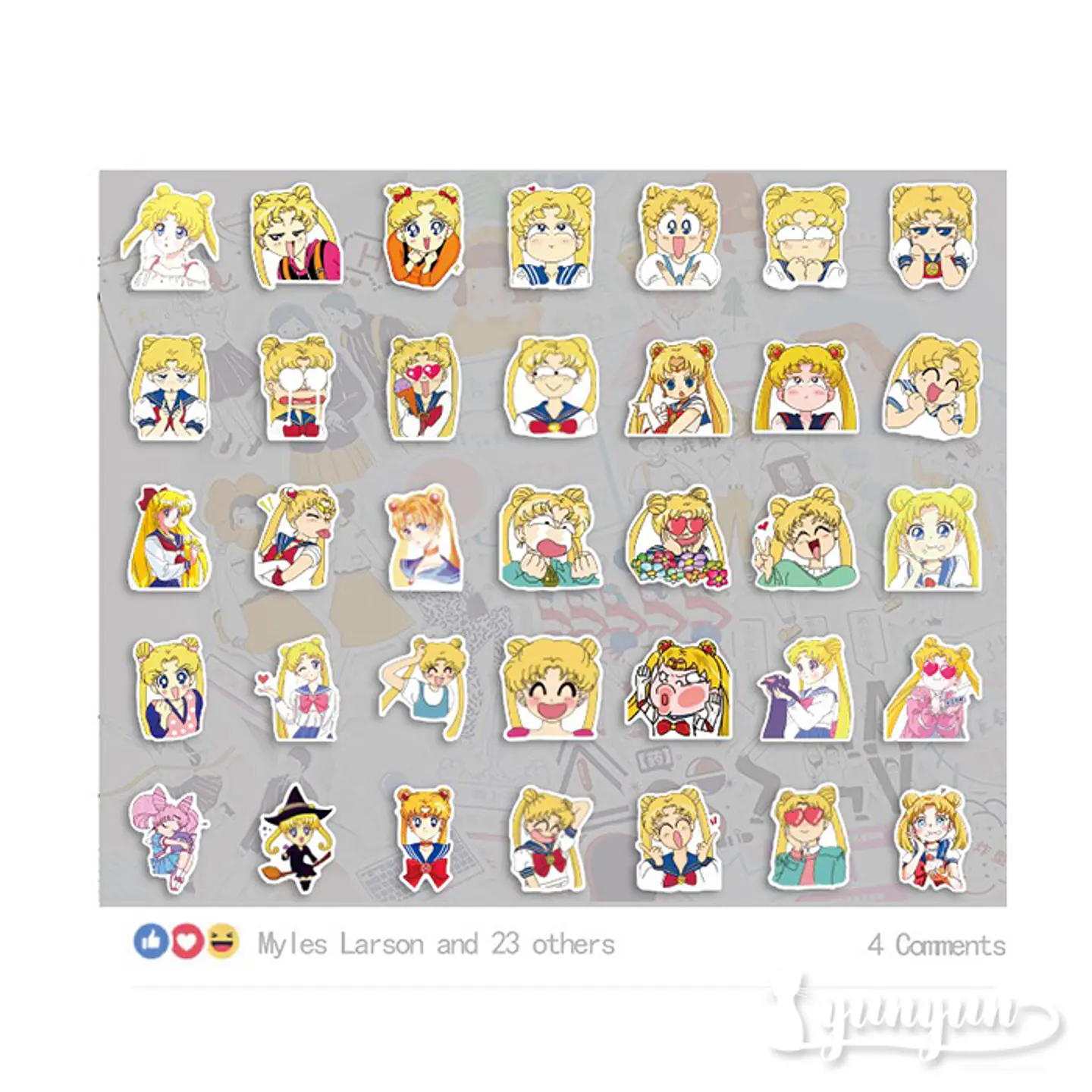 Stickers Sailor Moon I - 40 pzas 1
