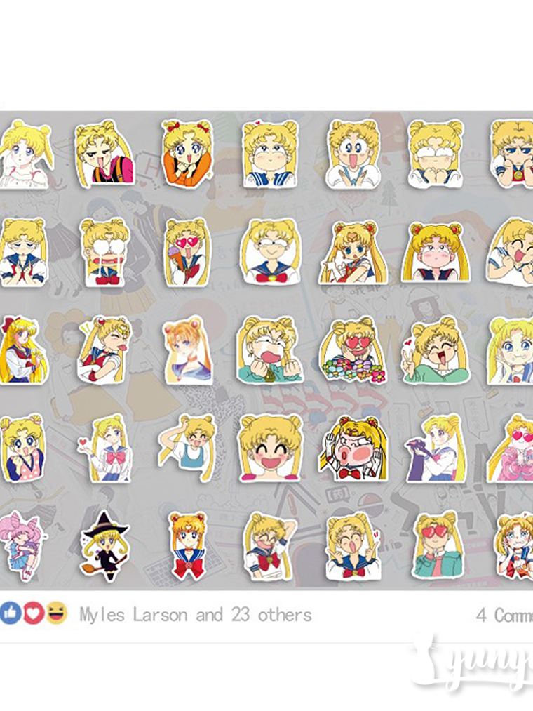 Stickers Sailor Moon I - 40 pzas 1