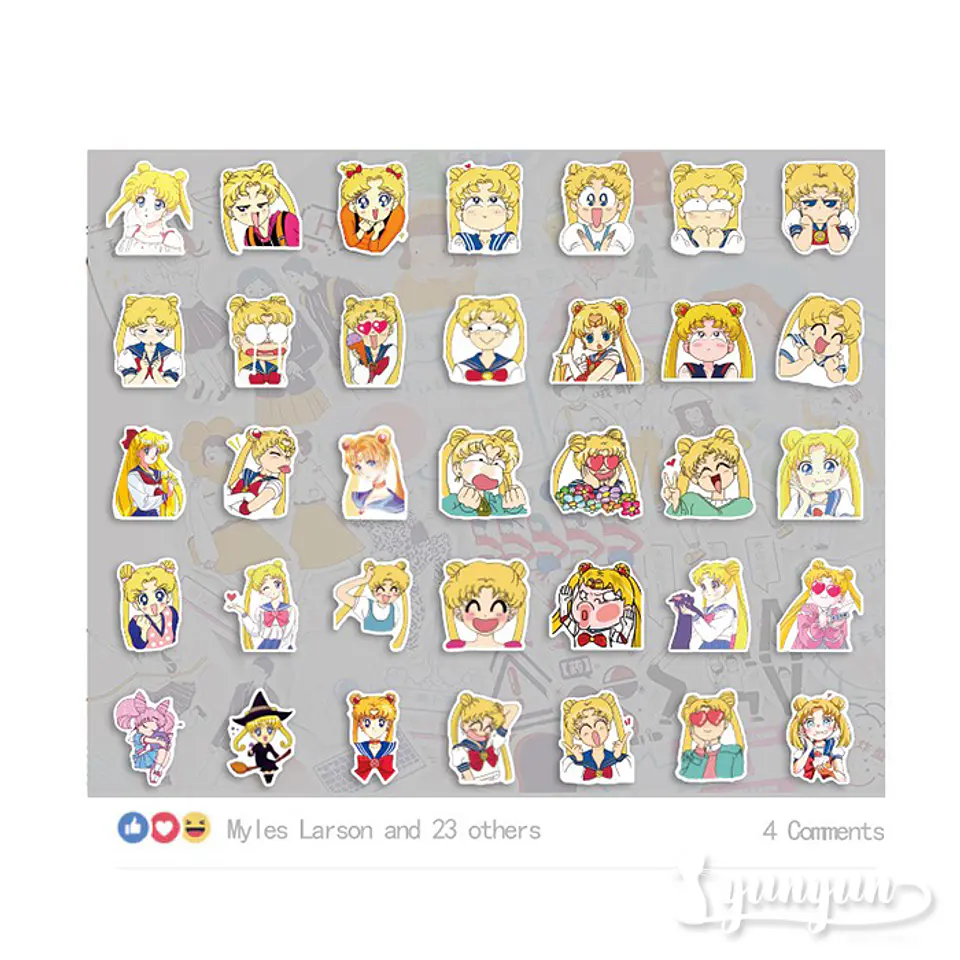 Stickers Sailor Moon I - 40 pzas 1
