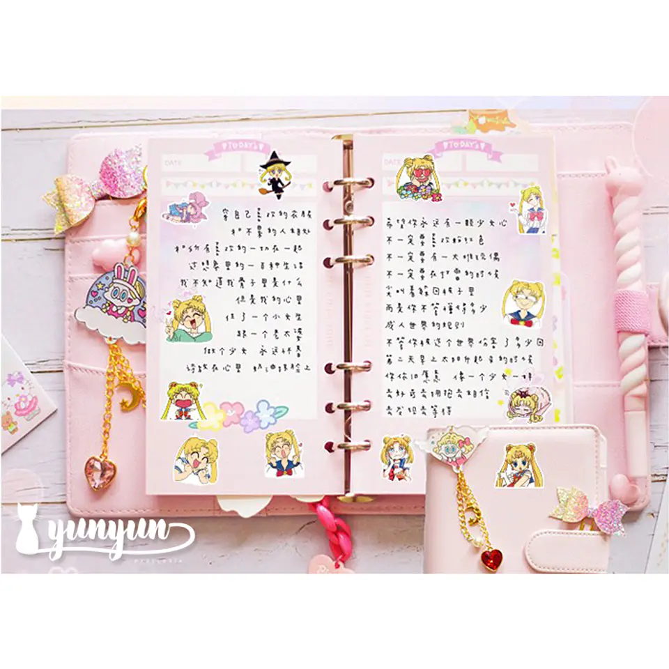 Stickers Sailor Moon I - 40 pzas 2