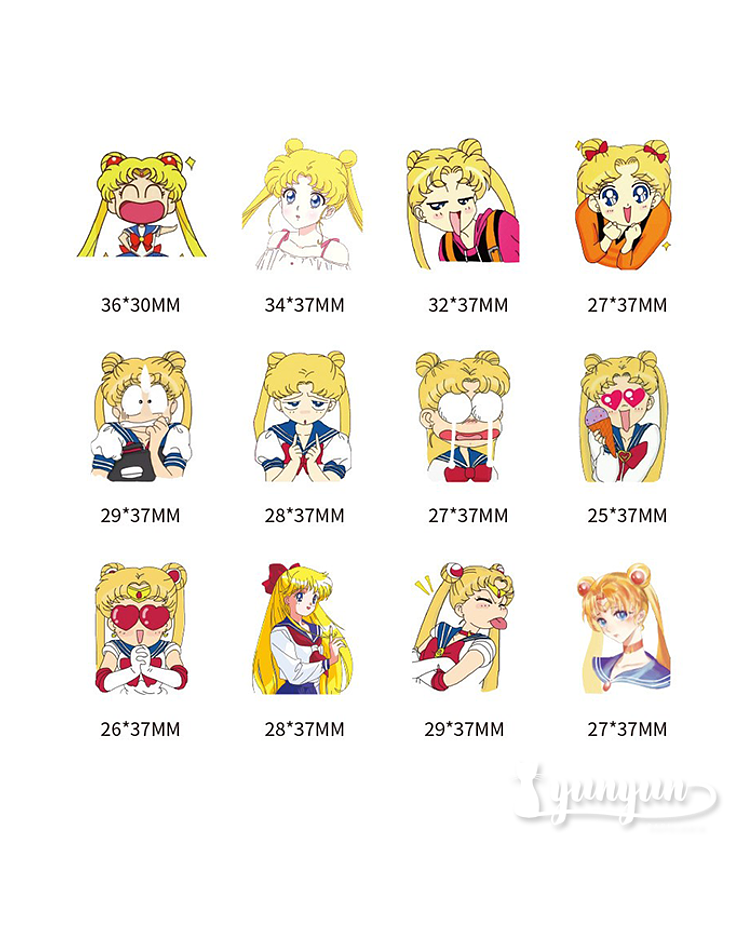 Stickers Sailor Moon I - 40 pzas