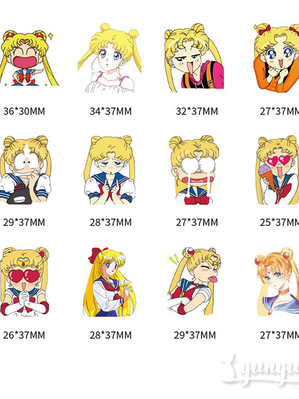 Stickers Sailor Moon I - 40 pzas 3