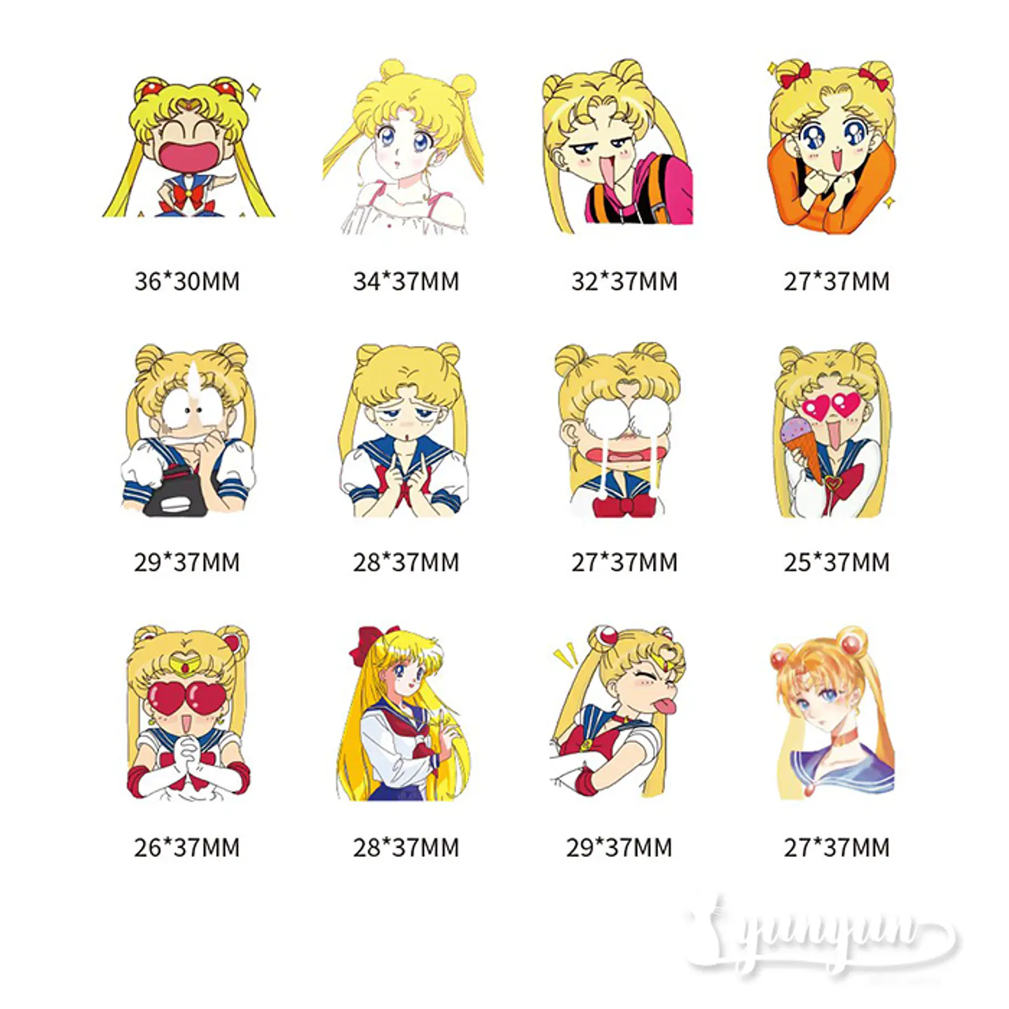 Stickers Sailor Moon I - 40 pzas 3
