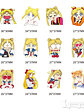 Stickers Sailor Moon I - 40 pzas - Miniatura 3