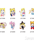 Stickers Sailor Moon I - 40 pzas