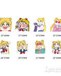 Stickers Sailor Moon I - 40 pzas