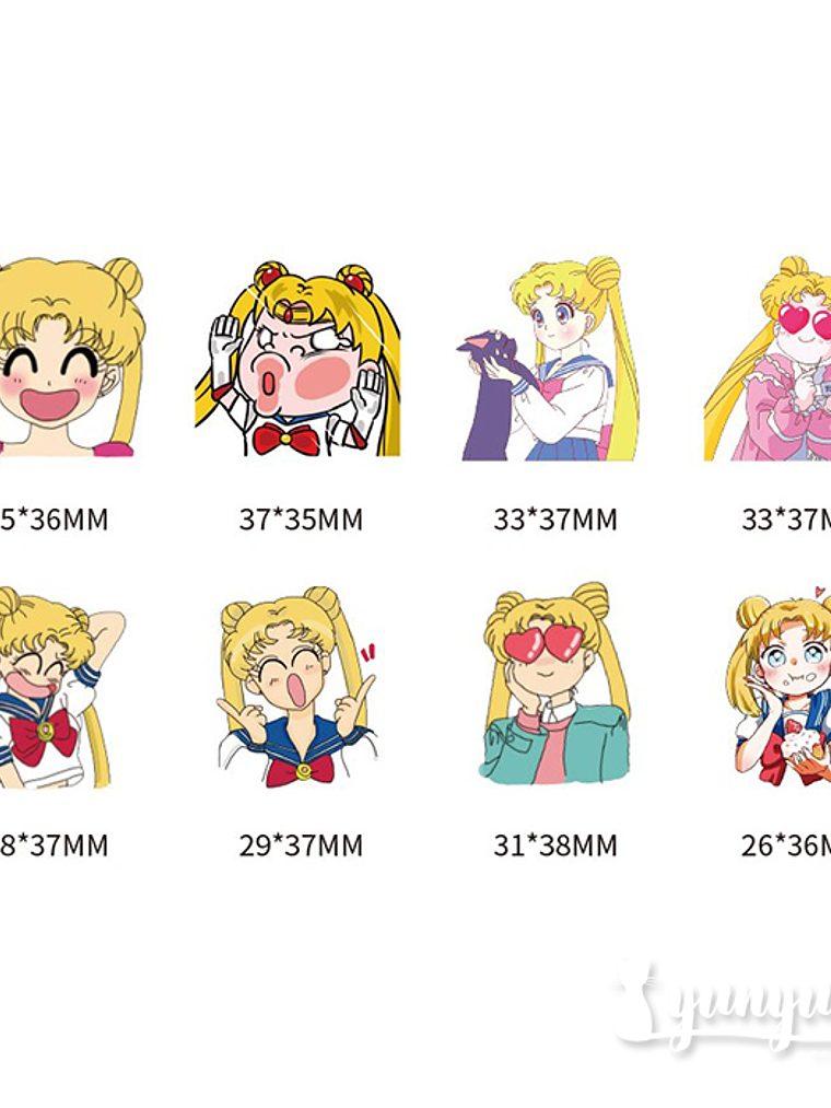 Stickers Sailor Moon I - 40 pzas 6