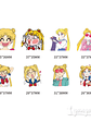 Stickers Sailor Moon I - 40 pzas - Miniatura 6