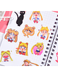 Stickers Sailor Moon II - 40 pzas - Miniatura 1