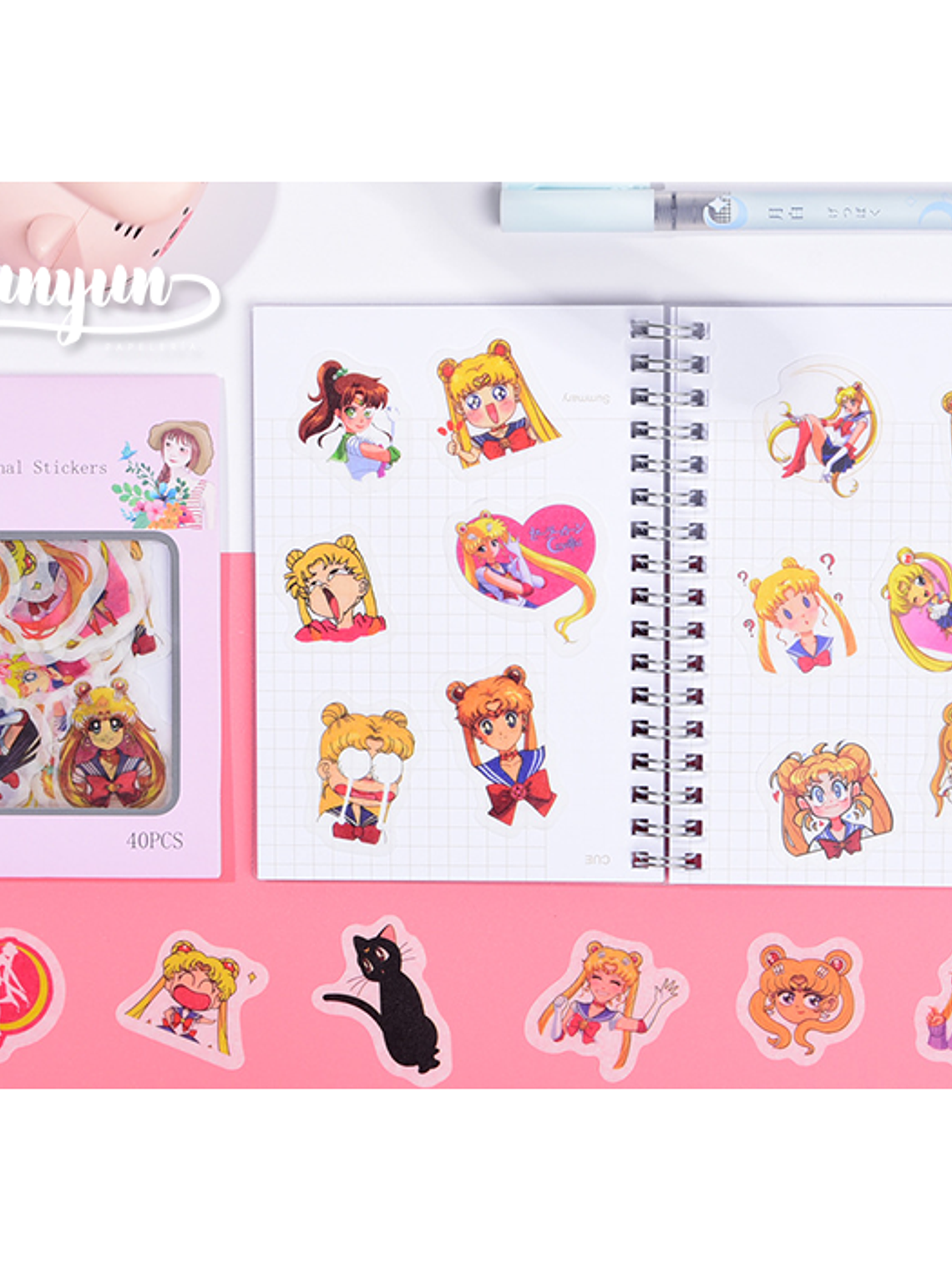 Stickers Sailor Moon II - 40 pzas 2