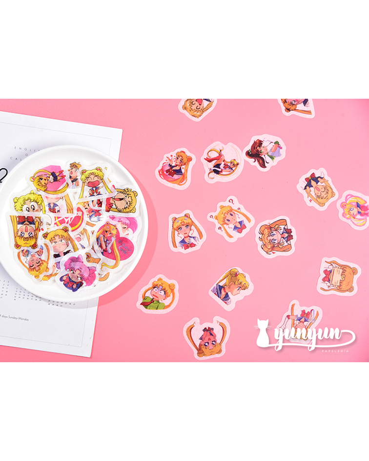 Stickers Sailor Moon II - 40 pzas