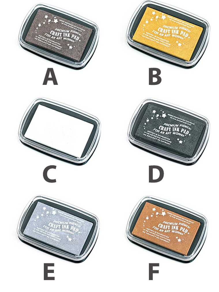 Almohadilla Tinta - Craft Ink Pad Premium 6