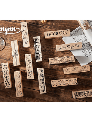 Timbre Misceláneo Rectangular - 8 cm