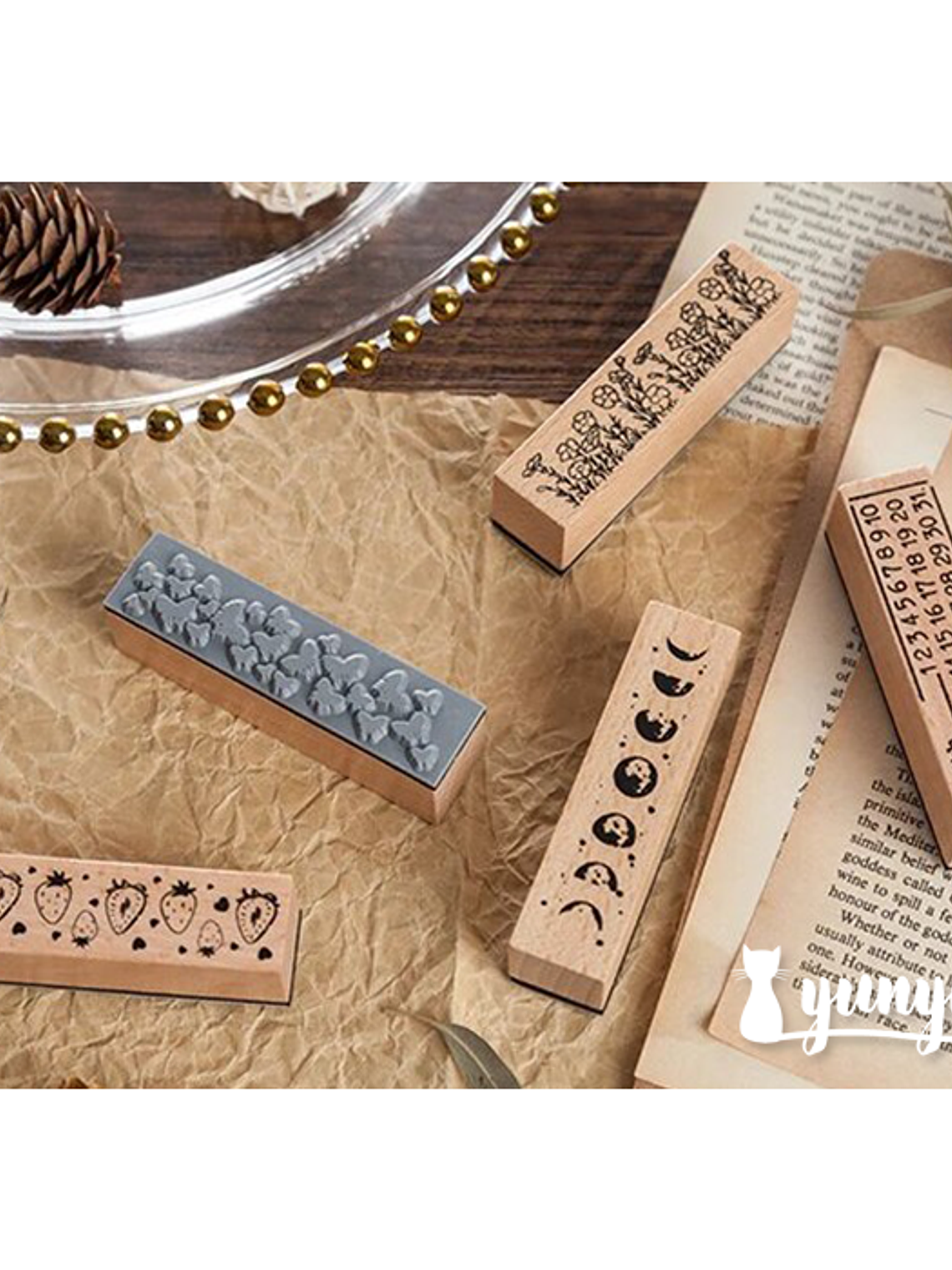 Timbre Misceláneo Rectangular - 8 cm 4