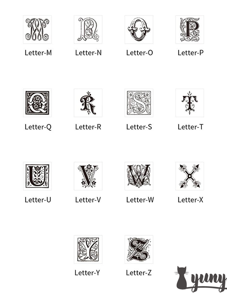 Timbres - LETRAS 7