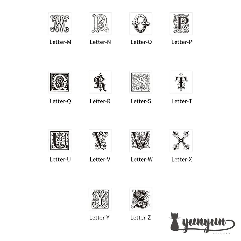 Timbres - LETRAS 7