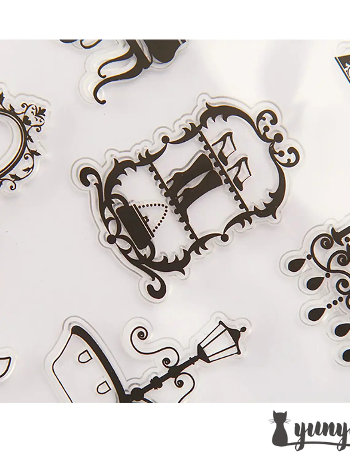 Sellos Vintage Lady - 8 pzas 3