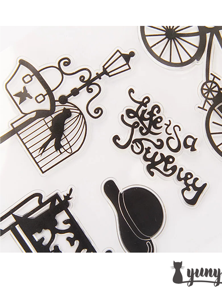 Sellos Vintage Life II - 5 pzas 2