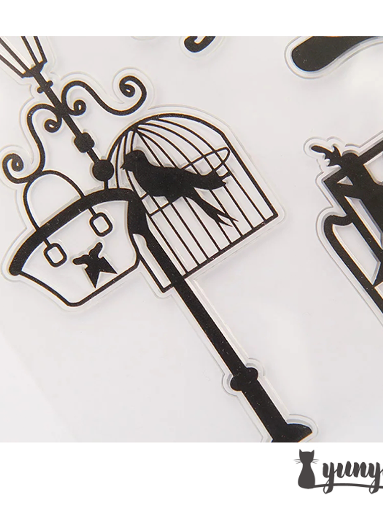 Sellos Vintage Life II - 5 pzas 3