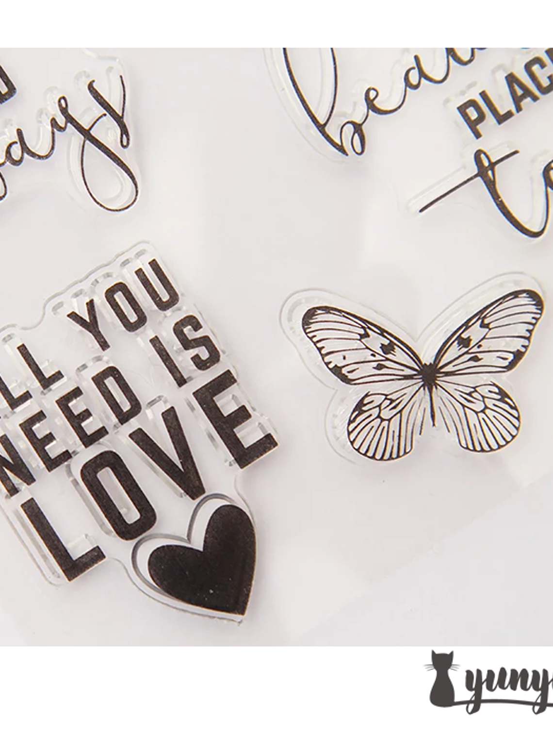 Sellos Silicona Romance - 8 pzas 2