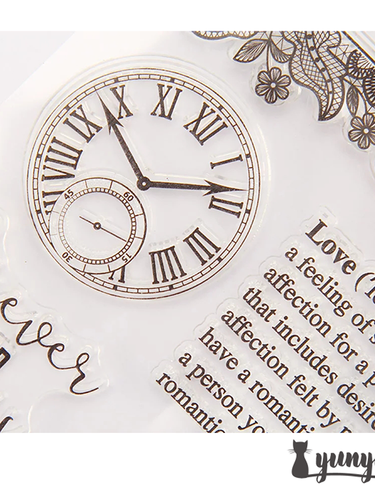 Sellos Silicona Romance - 8 pzas 3