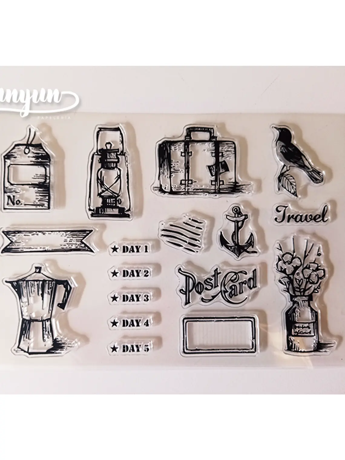 Sellos Silicona Viajero - 16 pzas 1