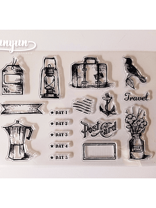 Sellos Silicona Viajero - 16 pzas