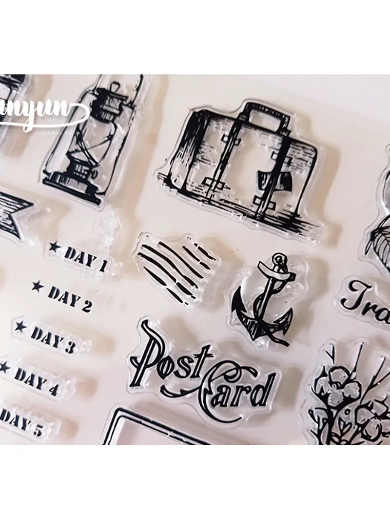 Sellos Silicona Viajero - 16 pzas 2