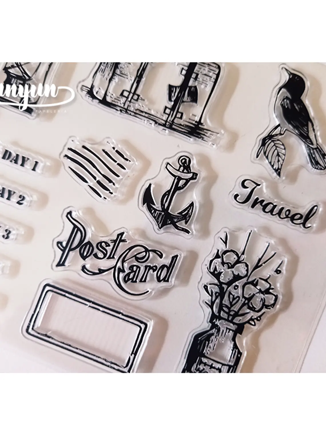 Sellos Silicona Viajero - 16 pzas 3