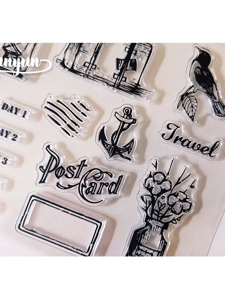 Sellos Silicona Viajero - 16 pzas 3