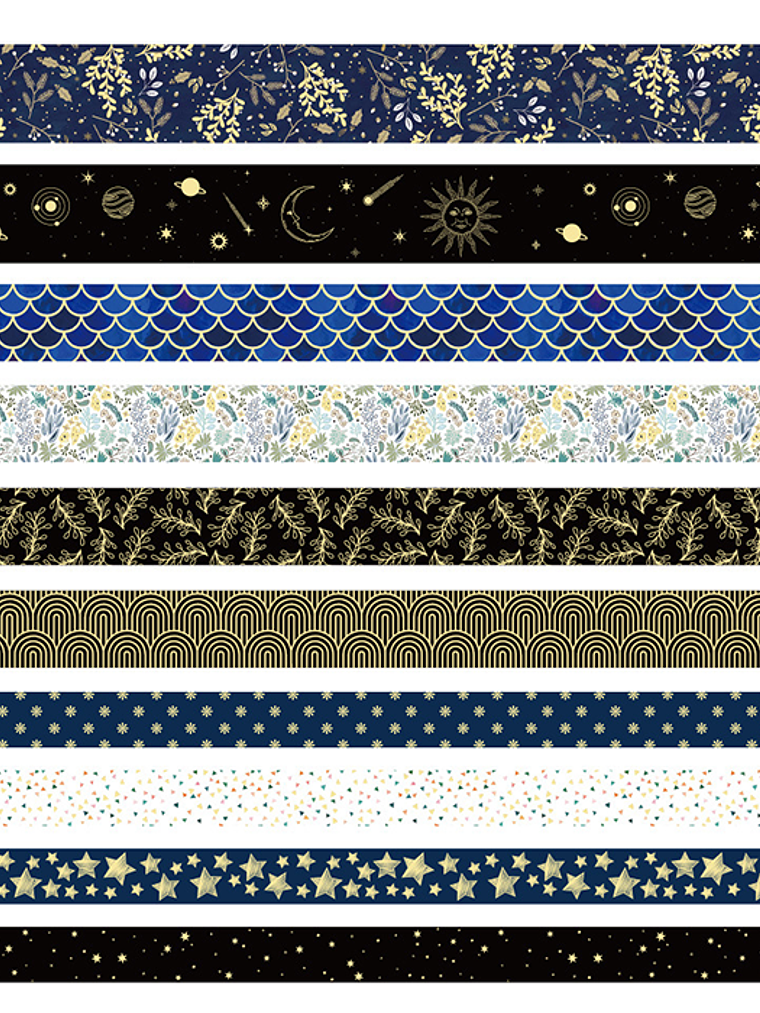 Pack 10 Cintas Foil - NATURE 2