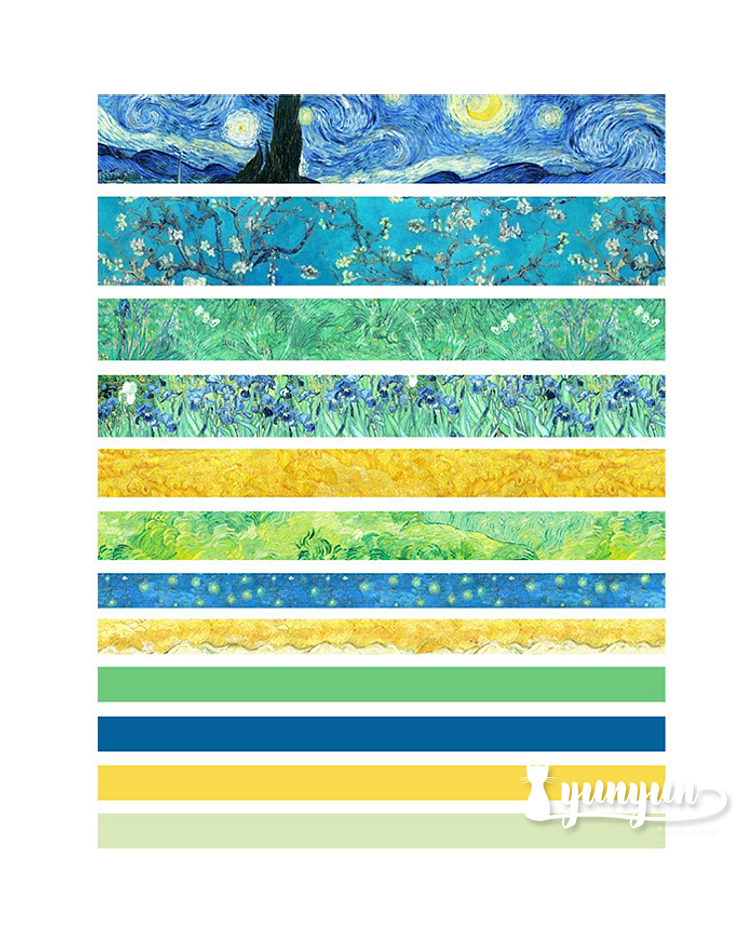Set Van Gogh - 12 pzas