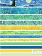 Set Washi Tapes Van Gogh - 12 pzas - Miniatura 2