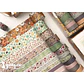 Set Washi Tapes Floral - 12 pzas - Miniatura 1