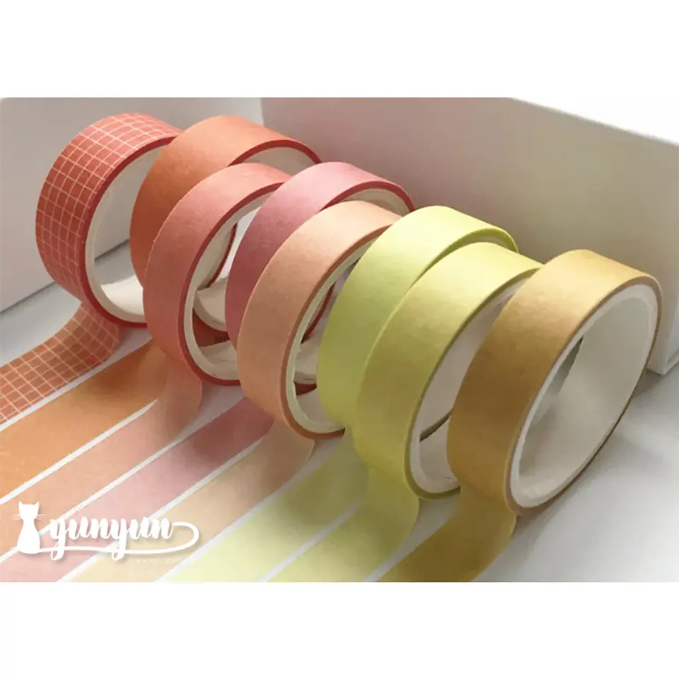 Set Washi Tapes Basic Pattern - 8 pzas 3