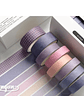 Set Washi Tapes Basic Pattern - 8 pzas - Miniatura 5