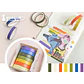Washi tape Macaron II - 7 pzas - Miniatura 2