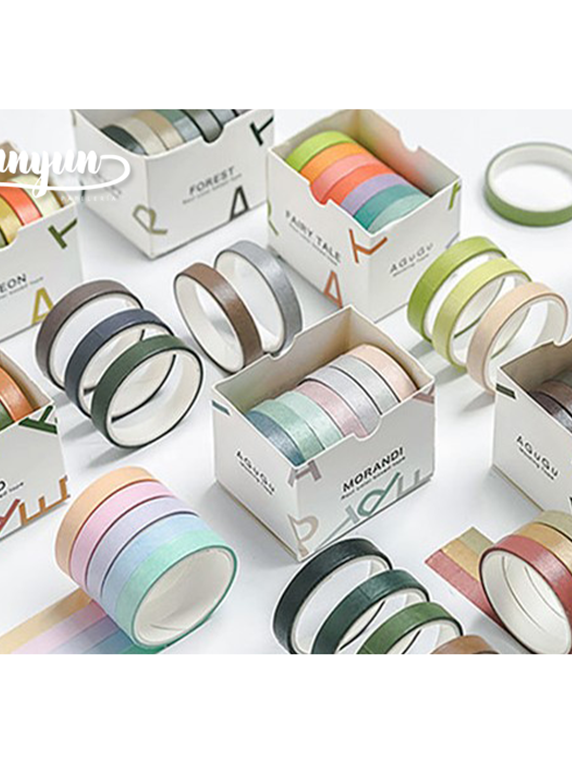 Washi tape Macaron II - 7 pzas 4