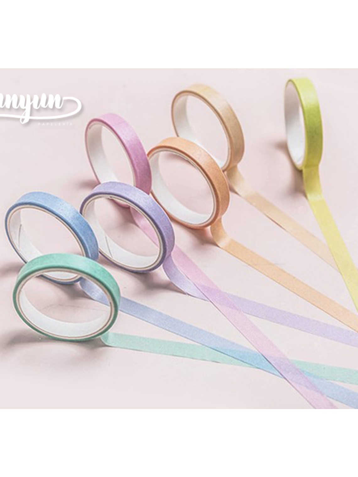 Washi tape Macaron II - 7 pzas 5