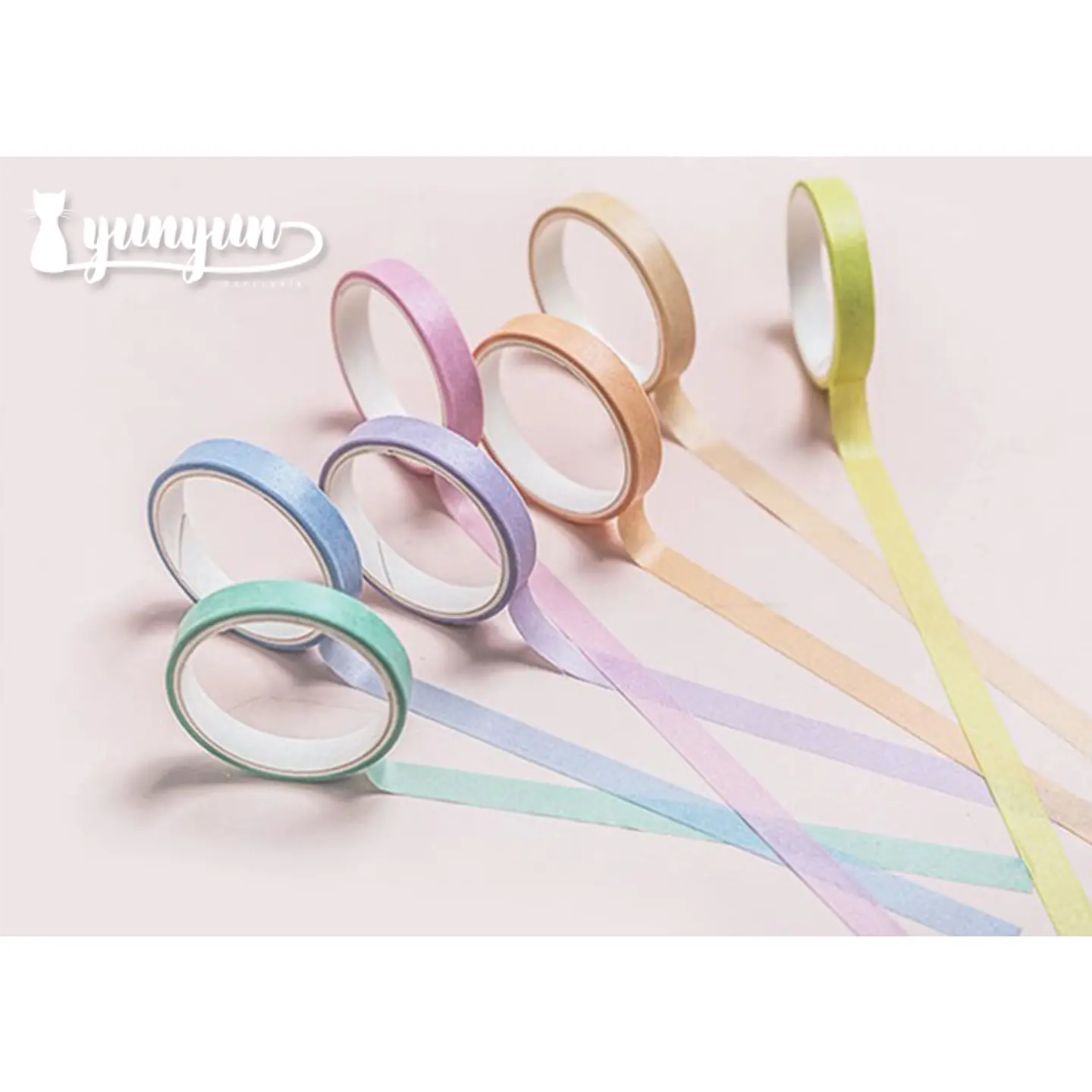 Washi tape Macaron II - 7 pzas 5